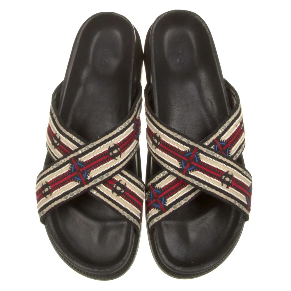 IRO Leather Slides